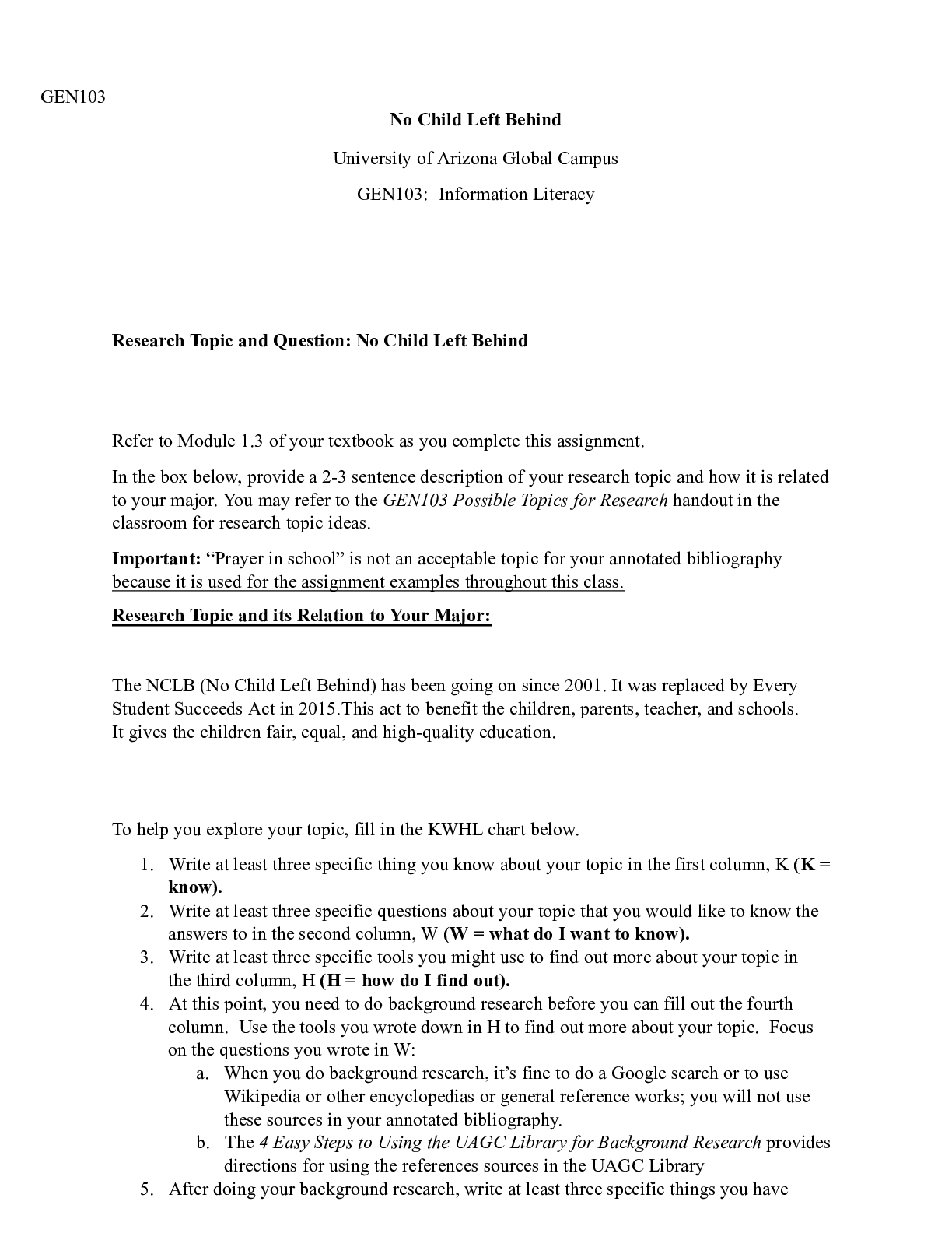 Preview image of GEN103AssignmentsWeek  1Assignment.docx document